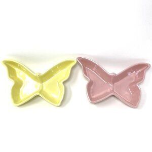 Target Iridescent Glaze Butterfly Candy Treat Dish Easter Spring Brunch Decor